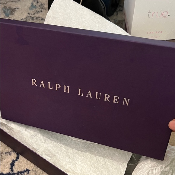 Ralph Lauren Piper Celadon Lizard Strappy Sandals NIB w/dustie + extra heel  tap - Picture 4 of 14